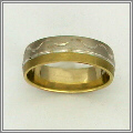 2 Tone Wedding Rings 